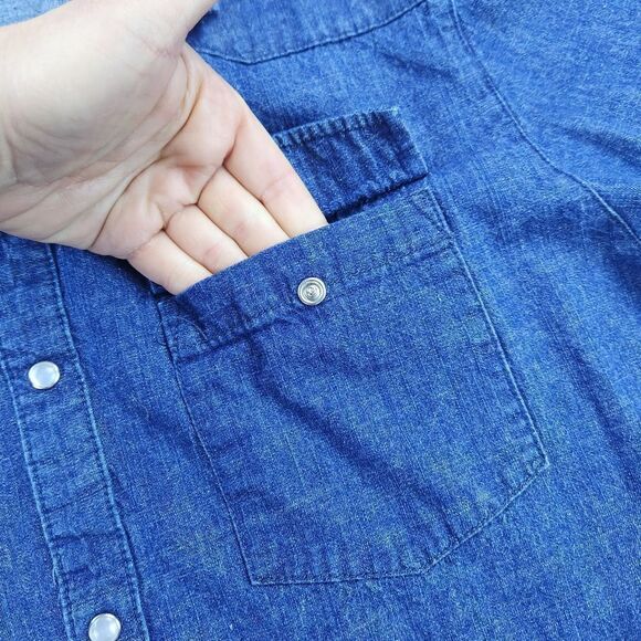 🔺️Sovereign Code Denim Waldport Button Long Sleeve Shirt Men's Large - Picture 7 of 10